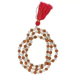 rudraksha crystal mala