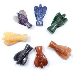 Set of 7 Chakra Angels 2'' Angel Gemstone