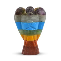 Energised 7 Chakras Stone Angel