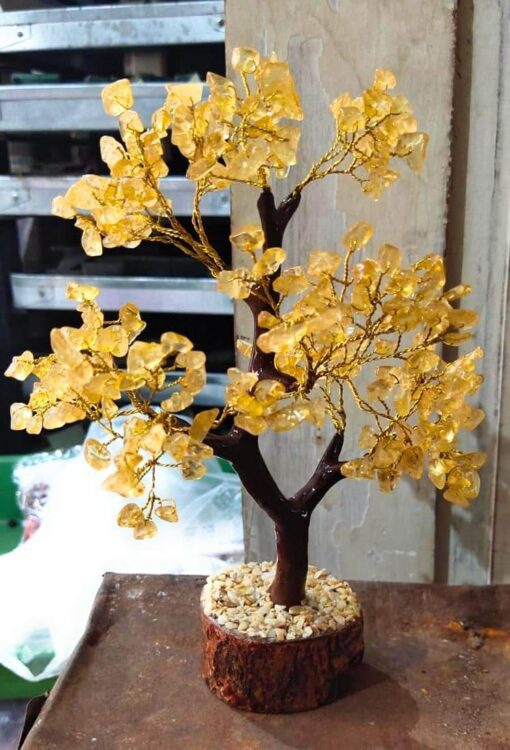 Citrin Crystal Tree