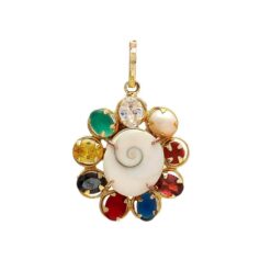 Gomti Chakra Brass Pendant