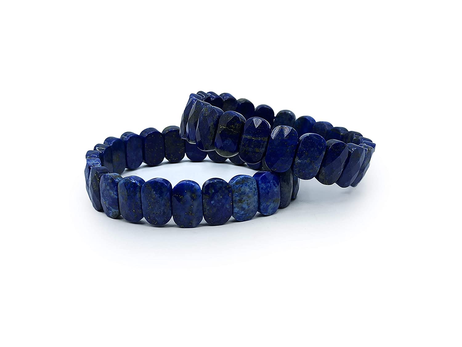 Lapis Lazuli Bracelet | Activate Throat Chakra with Blue Gemstone – Yogi  Charm