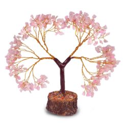 Rose Quartz Crystals Tree