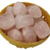 pink rose Quartz Natural Tumbled Pebbles