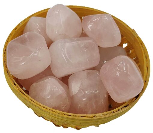 pink rose Quartz Natural Tumbled Pebbles