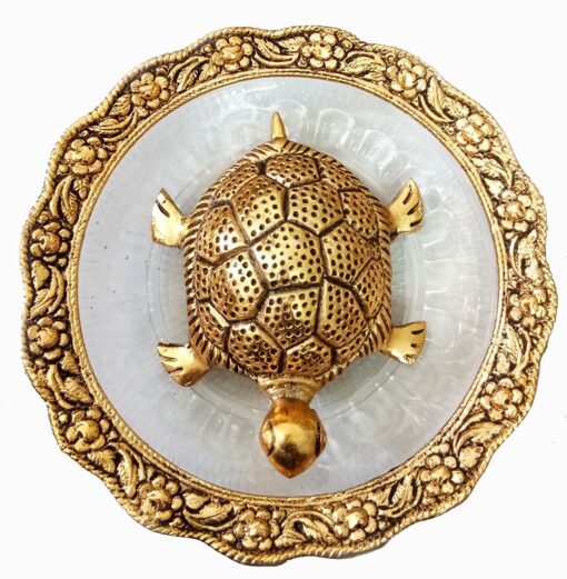 Antique Turtle with plate