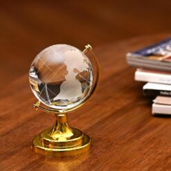 Fengshui Crystal Ball with Golden Stand
