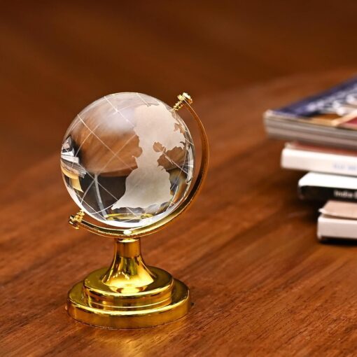 Fengshui Crystal Ball with Golden Stand