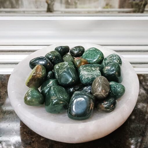 Bloodstone Tumbled Stones Kit for Reiki Healing and Energy Balance - Chakra Alignment and Feng Shui Home Decor - 100 Grams - Image 4