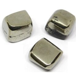 Pyrite Tumbled Stones Kit for Reiki Healing and Energy Balance - Chakra Alignment and Feng Shui Home Décor - 50 Grams