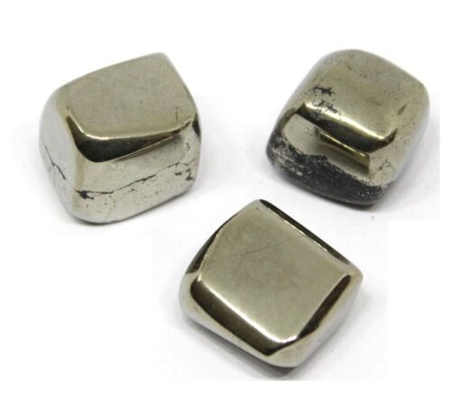 Pyrite Tumbled Stones Kit for Reiki Healing and Energy Balance - Chakra Alignment and Feng Shui Home Décor - 50 Grams