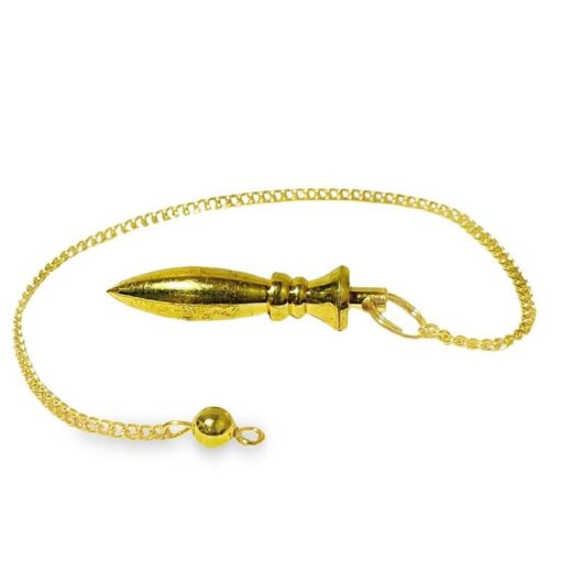Double Brass Supreme Long Deluxe Dowsing Pendulum - Vastu, Feng Shui, Reiki Crystal Healing, Chakra - Image 4