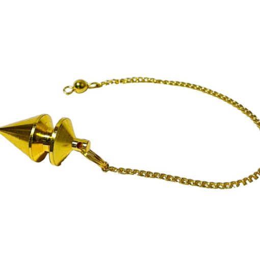 Brass Premium Metal Supreme Deluxe Dowsing Pendulum - Vastu, Feng Shui, Reiki Crystal Healing, Chakra - Image 2