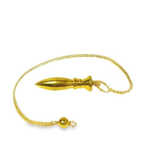 Double Brass Supreme Long Deluxe Dowsing Pendulum - Vastu, Feng Shui, Reiki Crystal Healing, Chakra - Image 2