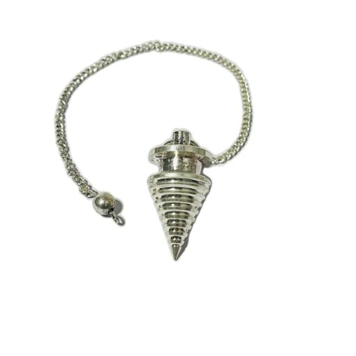 Silver Brass Supreme Long Deluxe Dowsing Pendulum - Vastu, Feng Shui, Reiki Crystal Healing, Chakra - Image 2