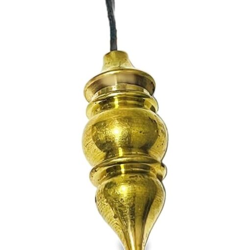 New Brass Supreme Long Deluxe Dowsing Pendulum - Vastu, Feng Shui, Reiki Crystal Healing, Chakra