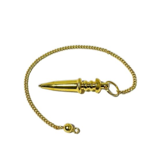 Pencil Brass Metal Supreme Long Deluxe Dowsing Pendulum - Vastu, Feng Shui, Reiki Crystal Healing, Chakra - Image 4