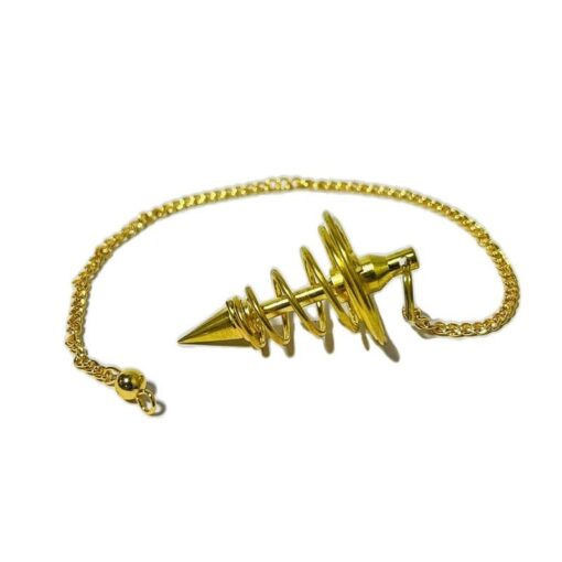 Deluxe Brass Supreme Long Deluxe Dowsing Pendulum - Vastu, Feng Shui, Reiki Crystal Healing, Chakra