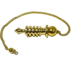 Long Metal Brass Supreme Long Deluxe Dowsing Pendulum - Vastu, Feng Shui, Reiki Crystal Healing, Chakra