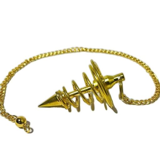 Deluxe Brass Supreme Long Deluxe Dowsing Pendulum - Vastu, Feng Shui, Reiki Crystal Healing, Chakra - Image 4
