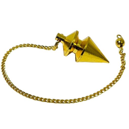 Brass Premium Metal Supreme Deluxe Dowsing Pendulum - Vastu, Feng Shui, Reiki Crystal Healing, Chakra