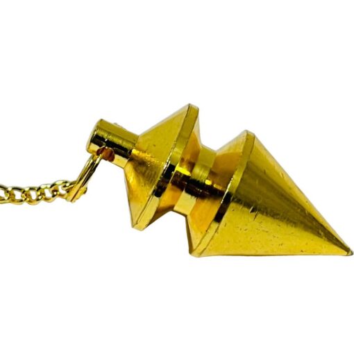 Brass Premium Metal Supreme Deluxe Dowsing Pendulum - Vastu, Feng Shui, Reiki Crystal Healing, Chakra - Image 3