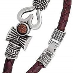 Shiva Rudraksha Trishul Damaru Kada Bracelet for Men and Women