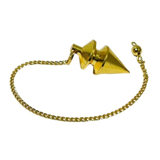 Brass Premium Metal Supreme Deluxe Dowsing Pendulum - Vastu, Feng Shui, Reiki Crystal Healing, Chakra - Image 4