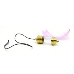 Brass Glass Bottle Supreme Long Deluxe Dowsing Pendulum - Vastu, Feng Shui, Reiki Crystal Healing, Chakra