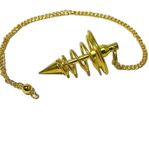 Deluxe Brass Supreme Long Deluxe Dowsing Pendulum - Vastu, Feng Shui, Reiki Crystal Healing, Chakra - Image 3