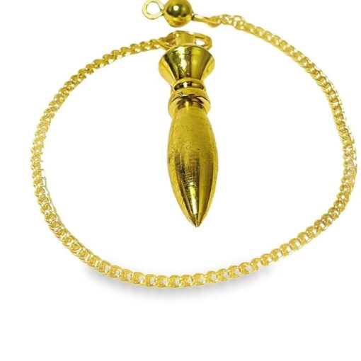 Double Brass Supreme Long Deluxe Dowsing Pendulum - Vastu, Feng Shui, Reiki Crystal Healing, Chakra - Image 3