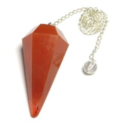 Red Carnelian Dowsing Pendulum Powerful Energy Tool for Healing Spiritual Growth and Positive Vibrations